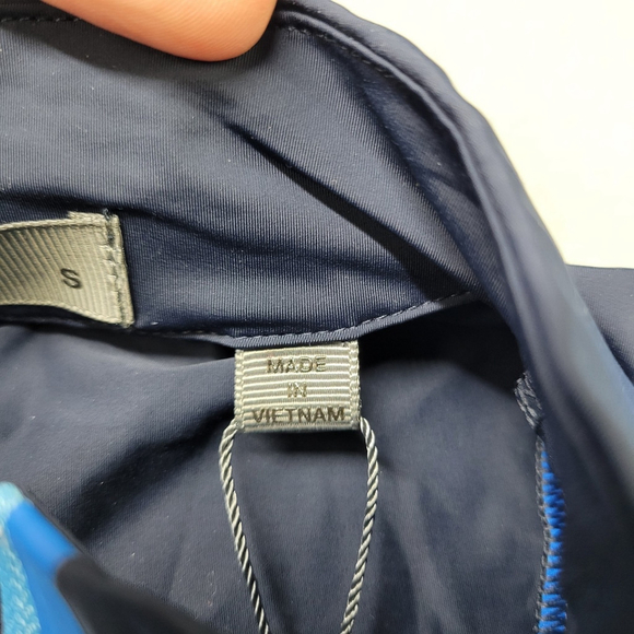 G/FORE Women's Color Block Silky Tech Nylon Sleeveless 1/4 Zip Golf Polo Small - Picture 4 of 12